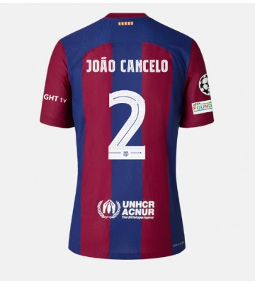 Barcelona Joao Cancelo #2 Hemmatröja 2023-24 Kortärmad